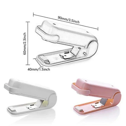 Portable Mini Heat Sealer for Plastic Bags Snack Food Bag Sealing Machine Package Closure Sealer Home Kitchen Storage Accessorie