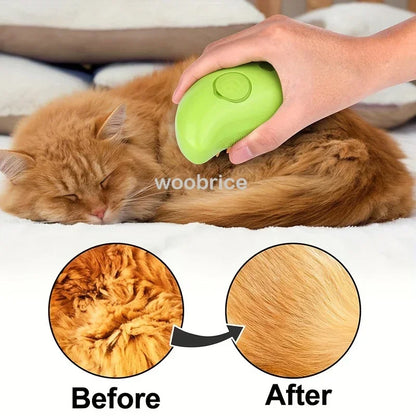 3 in 1 Pet Brush Cat Steam Brush Comb Dog Brush Electric Spray Cat Hair Brushes Massage Pet Grooming Hair Removal Combs