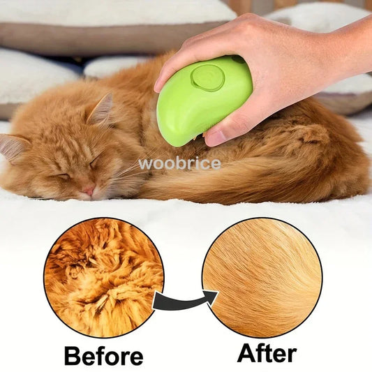 3 in 1 Pet Brush Cat Steam Brush Comb Dog Brush Electric Spray Cat Hair Brushes Massage Pet Grooming Hair Removal Combs